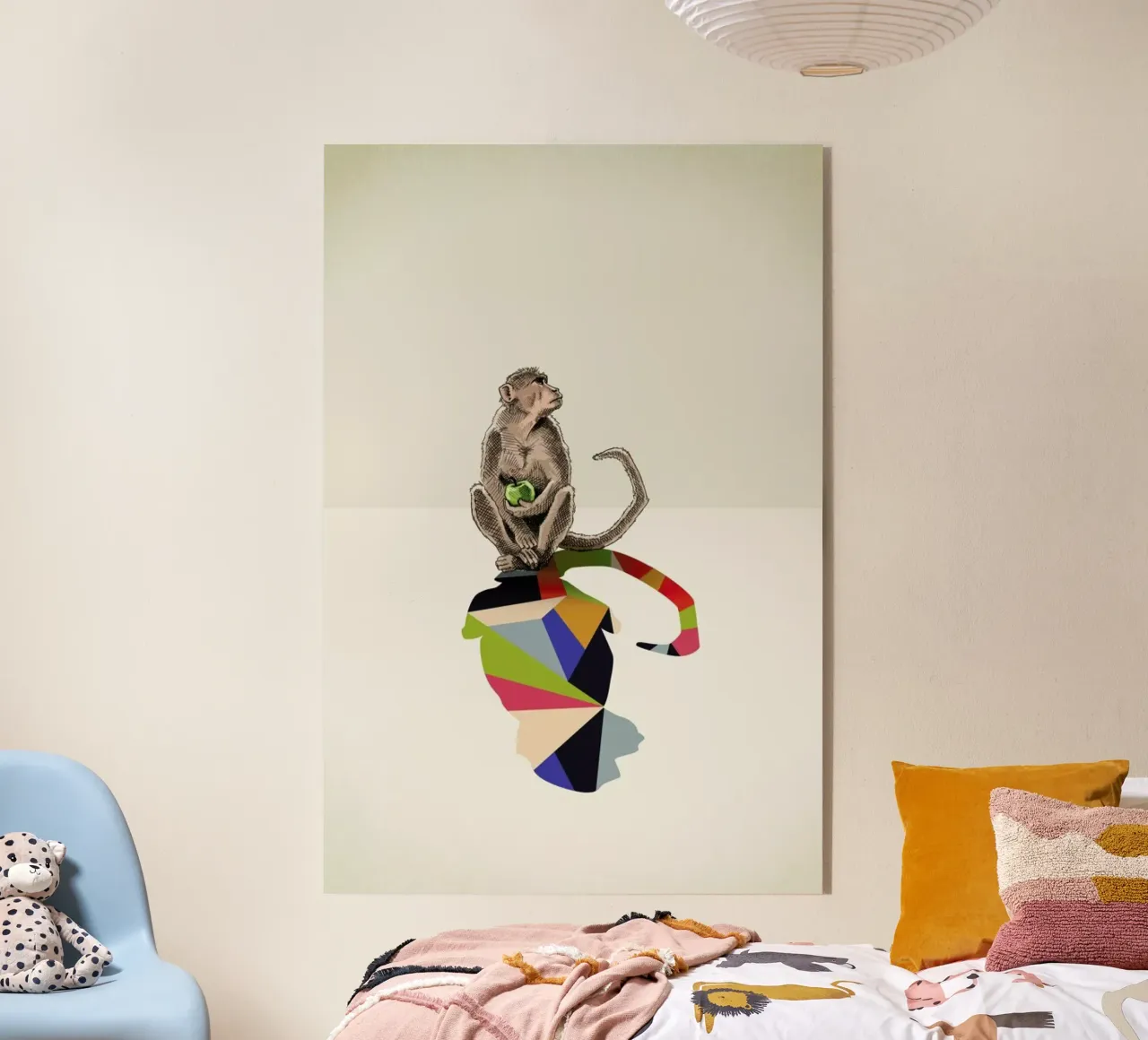 Walking Shadow - Monkey plexiglass da Jason Ratliff