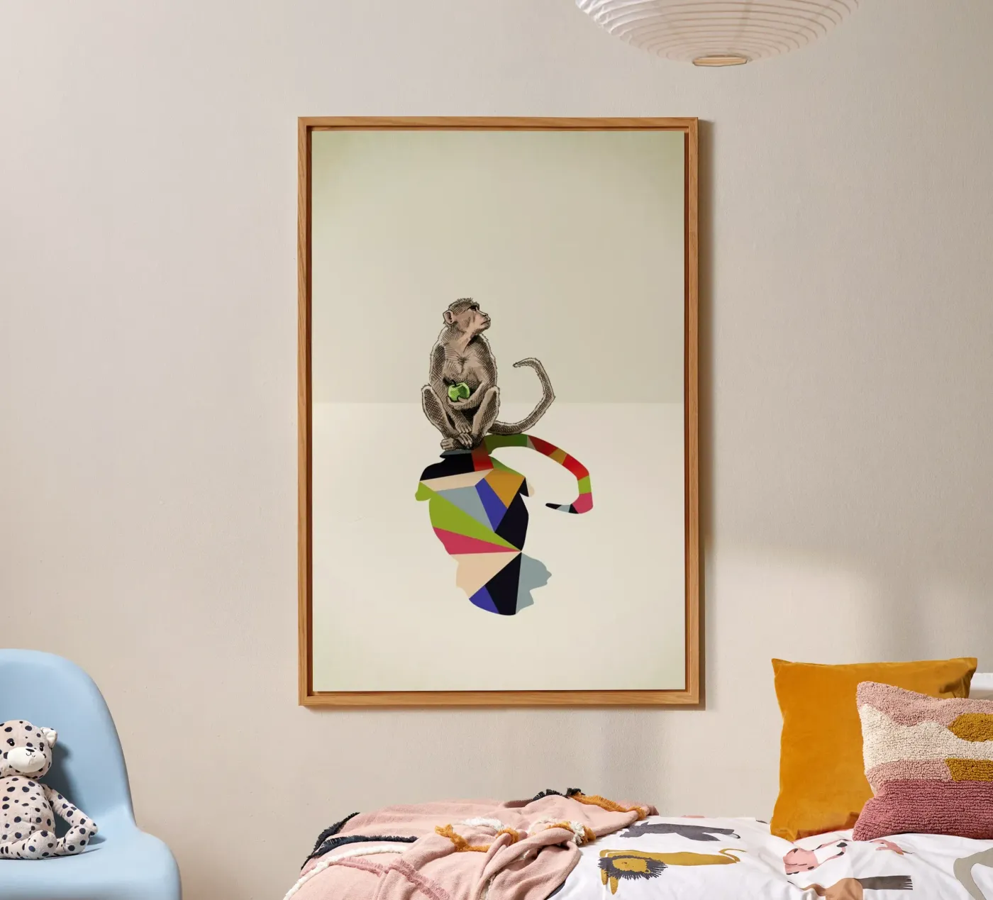 Walking Shadow - Monkey pannello forex da Jason Ratliff