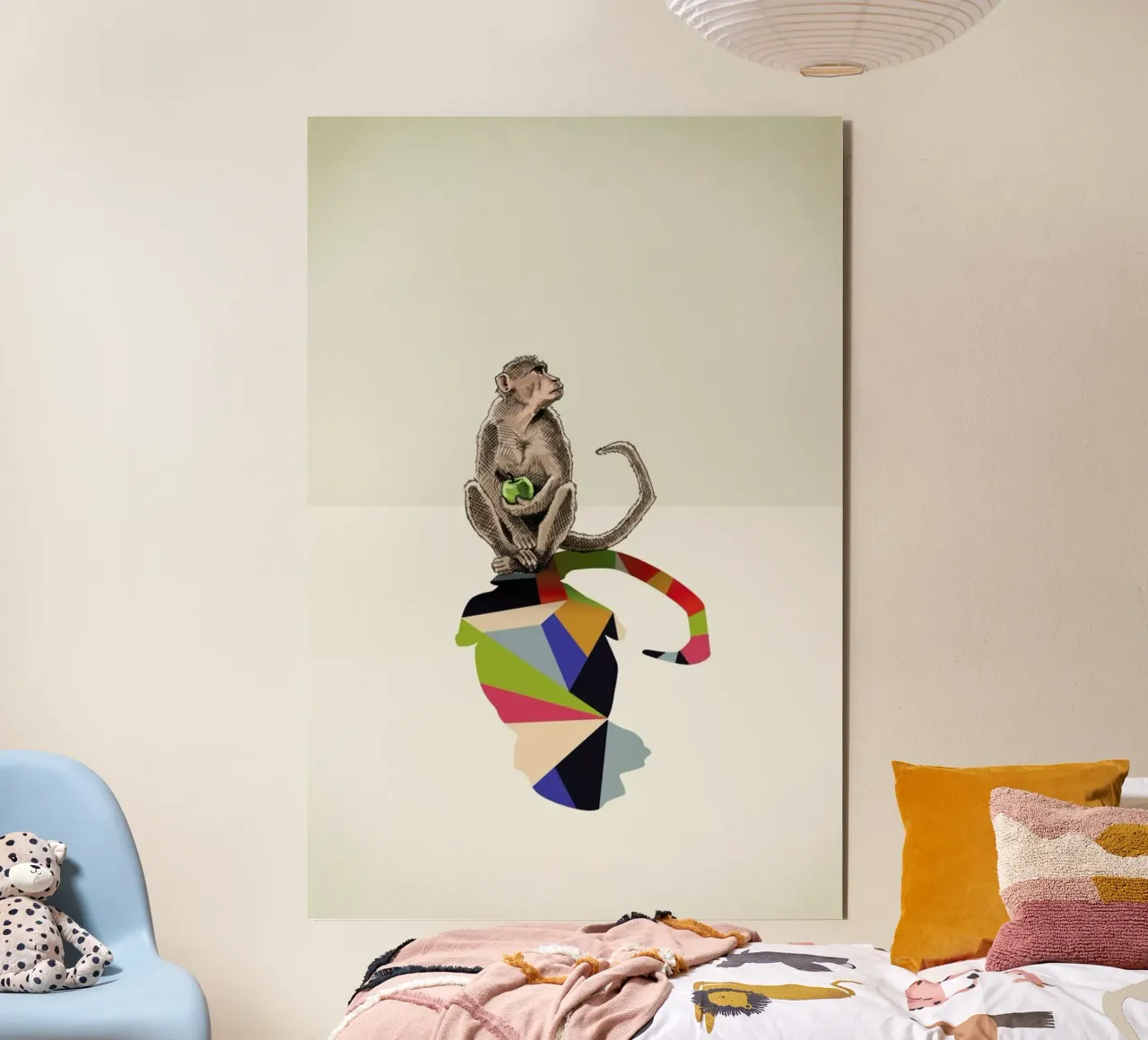 Walking Shadow - Monkey forex plate by Jason Ratliff