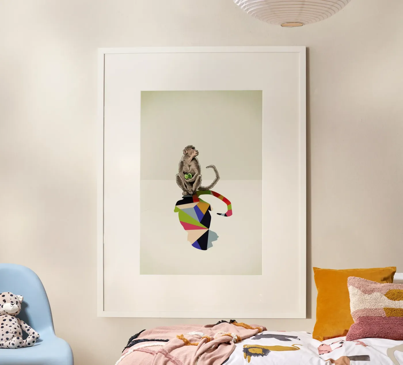 Walking Shadow - Monkey Poster von Jason Ratliff