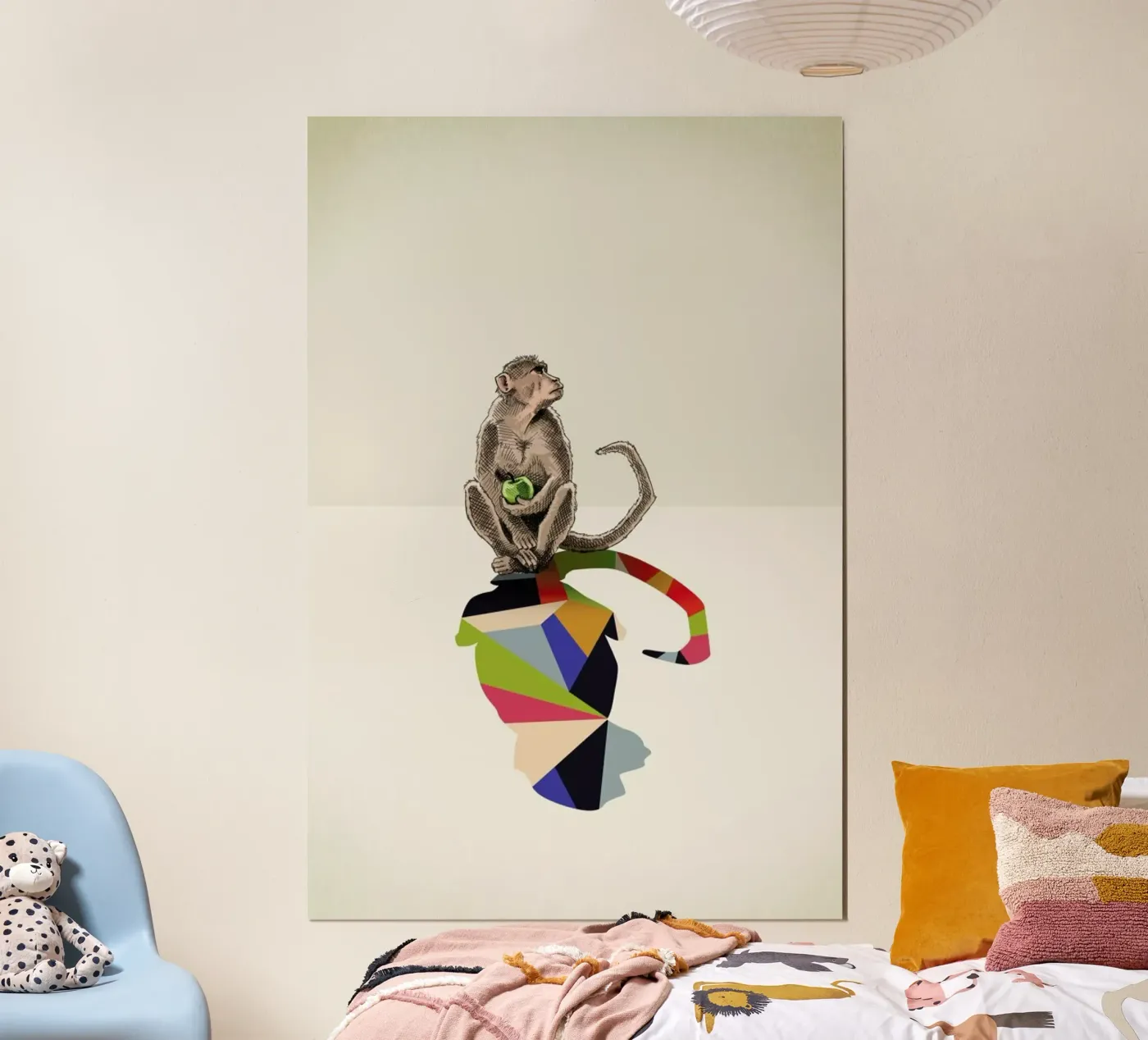 Walking Shadow - Monkey Poster von Jason Ratliff