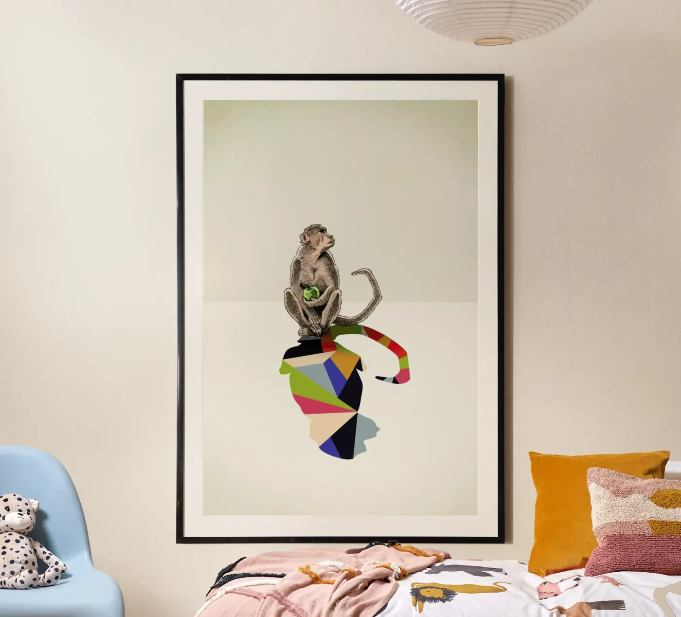 Walking Shadow - Monkey Poster von Jason Ratliff