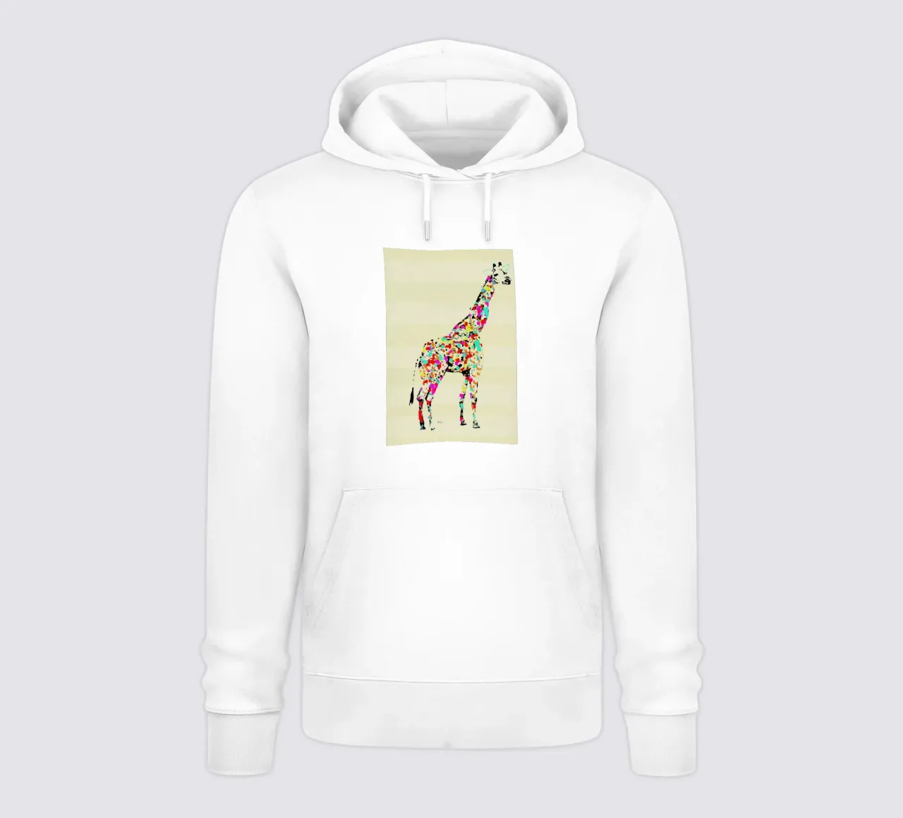 the art giraffe felpa con cappuccio da Brian Buckley