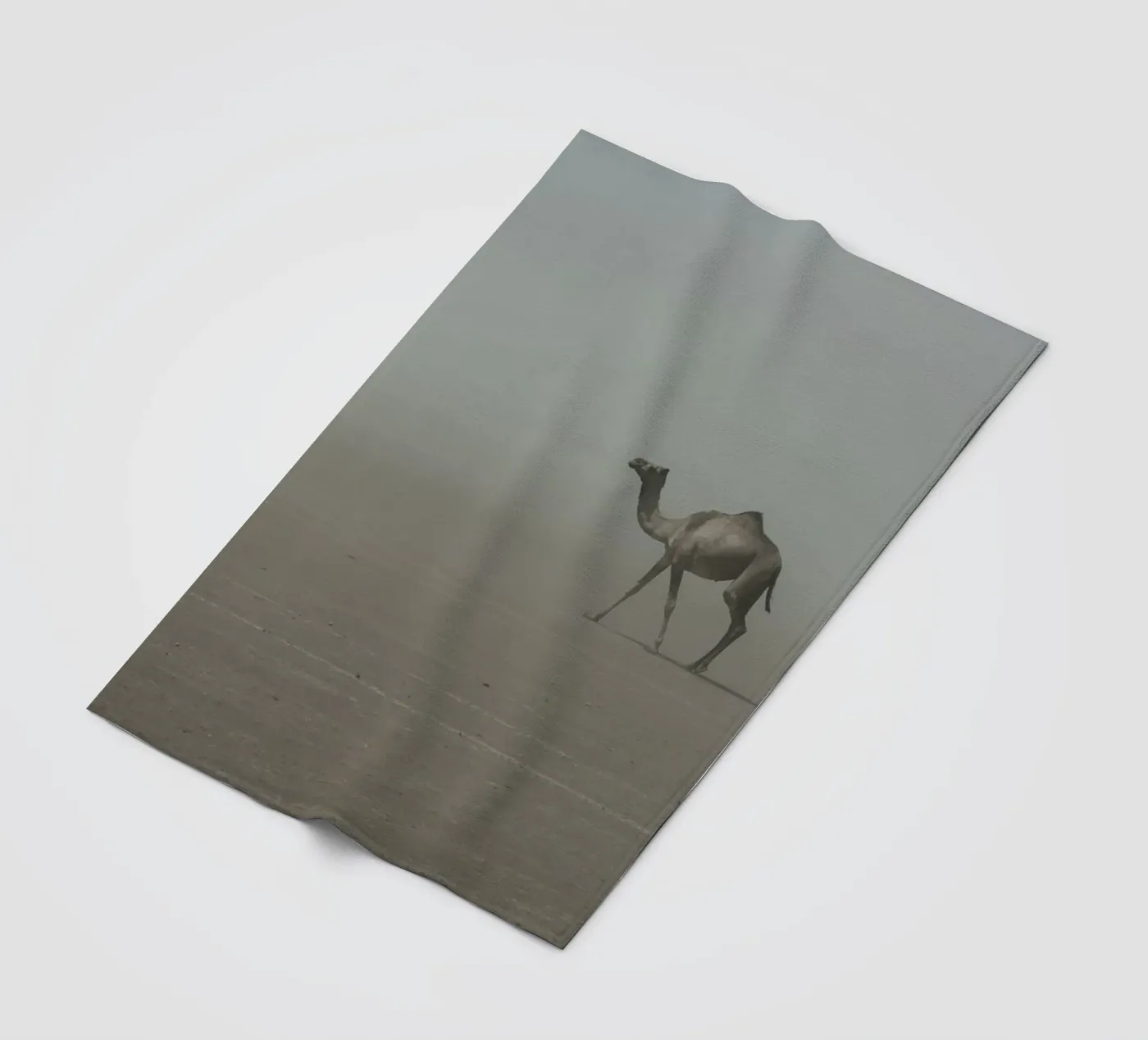 Camel plaid polaire de photolovers