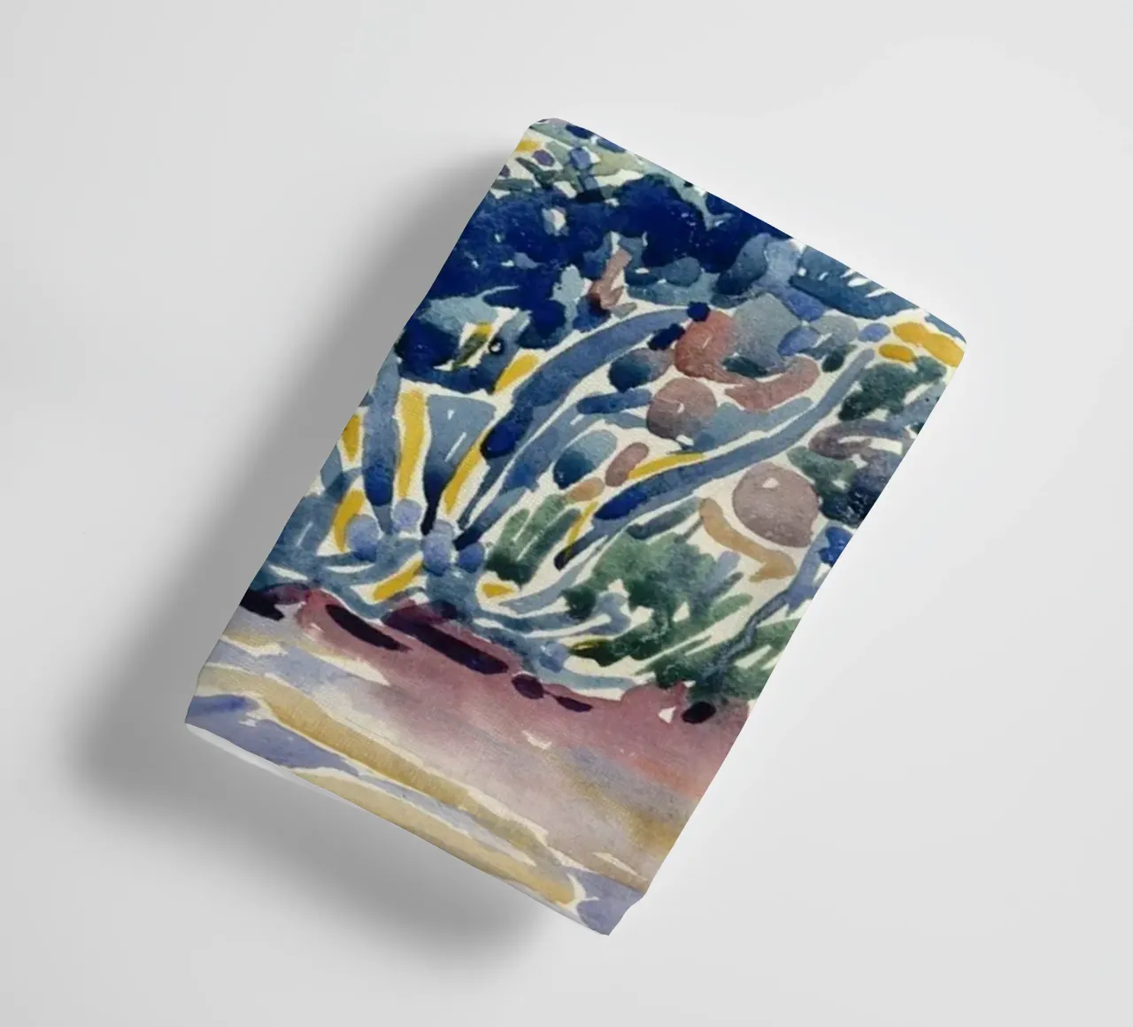 Henri-Edmond Cross - Le jardin de l'artiste à Saint-Clair serviette de bain de Wirla