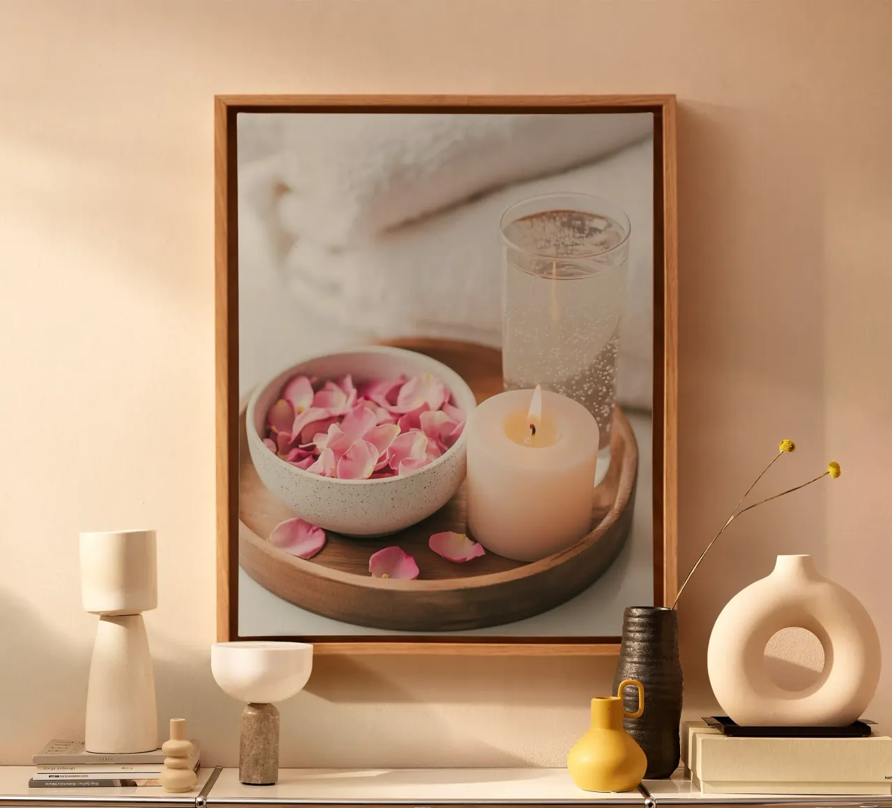 Blush Serenity tela da PhotoVibe Decor
