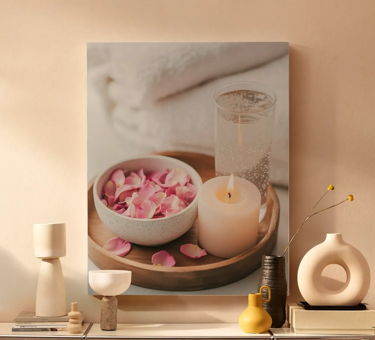 Blush Serenity tela da PhotoVibe Decor
