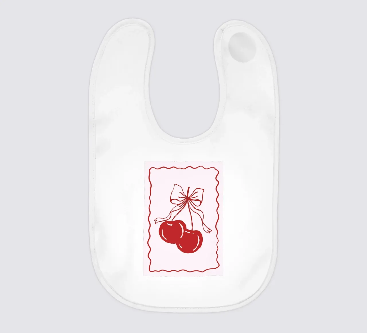 Coquette Cherry bavaglino da IamHomeStudio