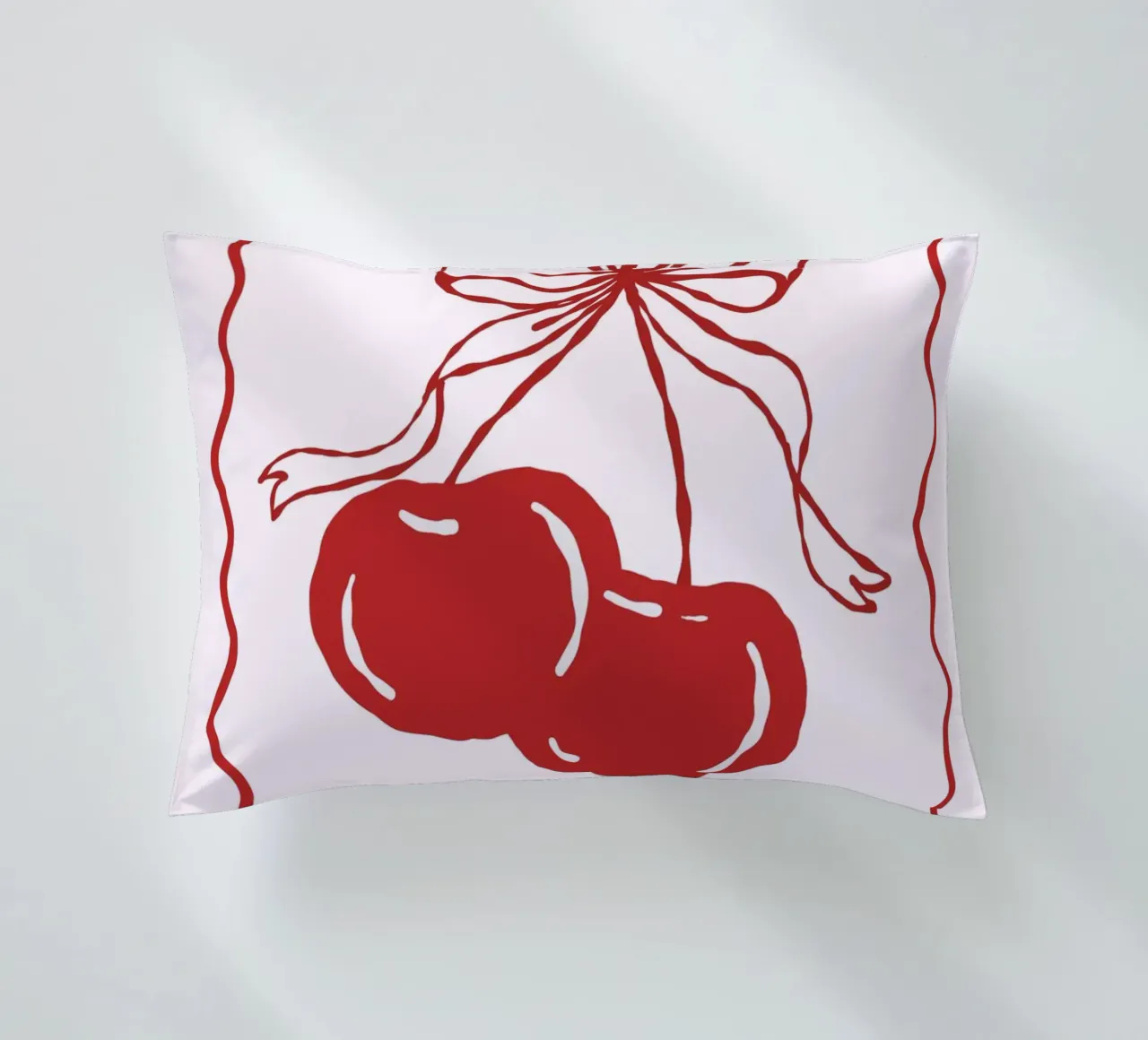 Coquette Cherry cuscino da IamHomeStudio