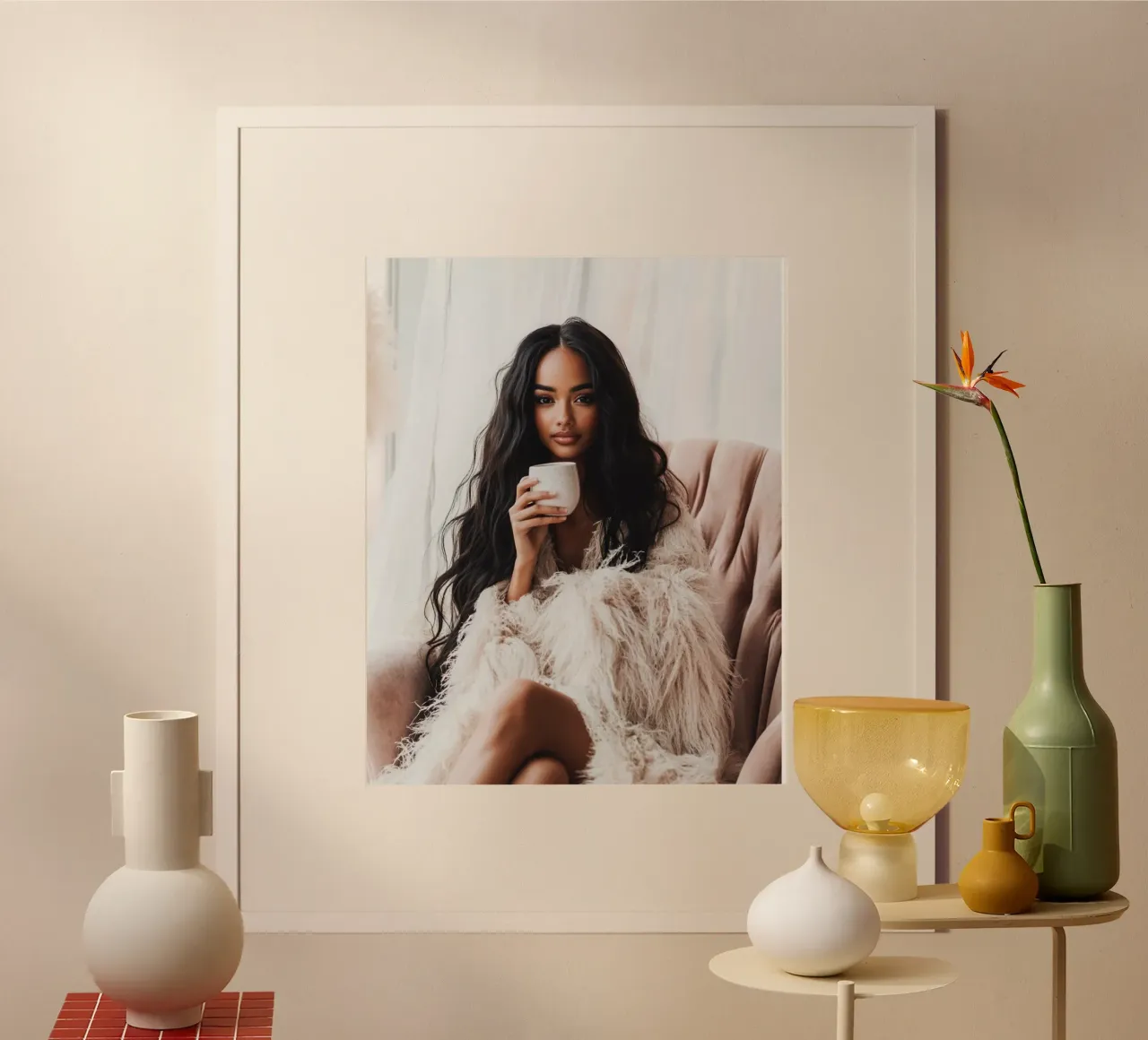 Blush Serenity poster da PhotoVibe Decor