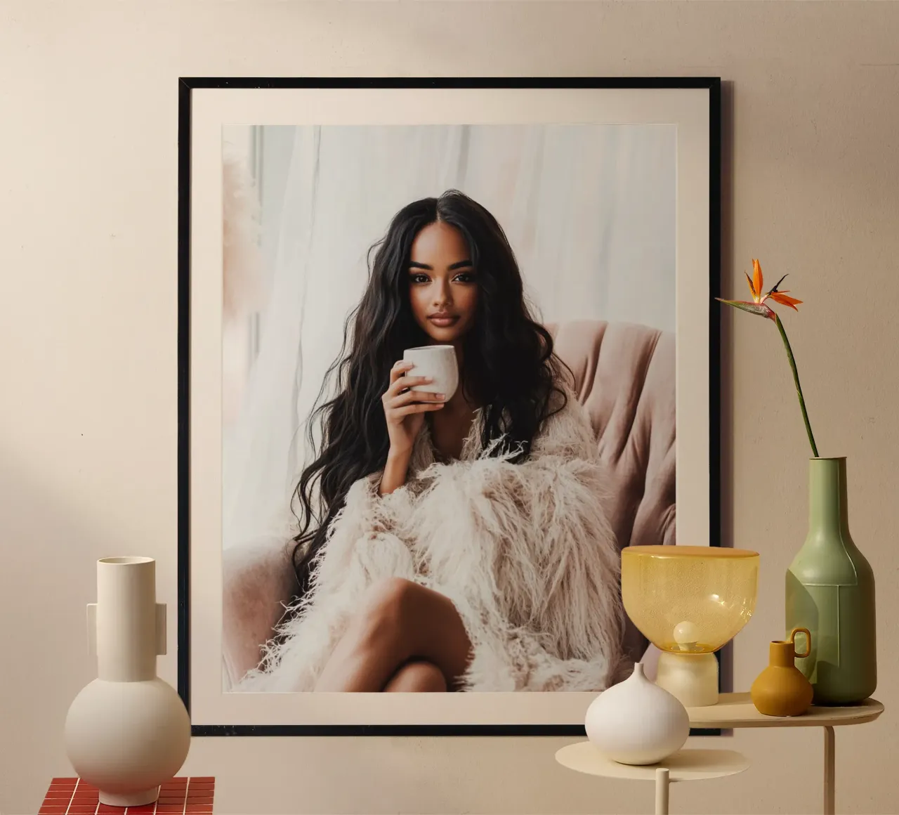 Blush Serenity poster da PhotoVibe Decor