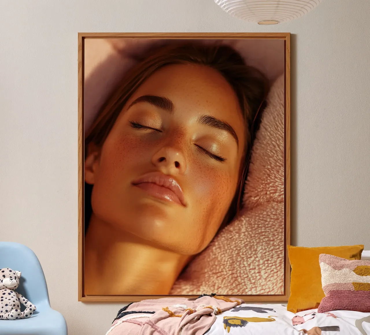 Blush Serenity alluminio dibond da PhotoVibe Decor