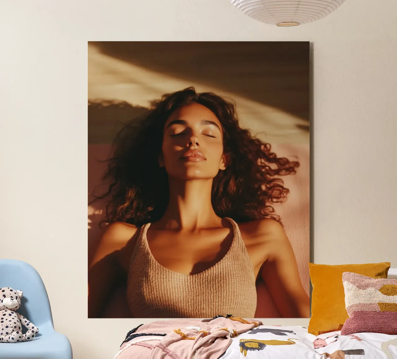 Blush Serenity alluminio dibond da PhotoVibe Decor