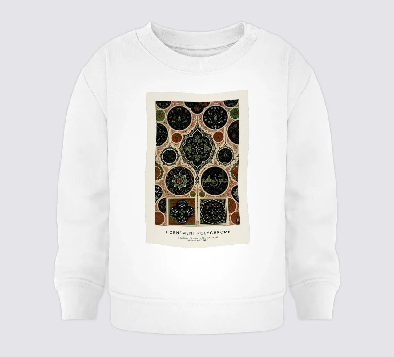 Racinet -  Arabian Ornamental Pattern felpa neonato da Vintage by JUNIQE