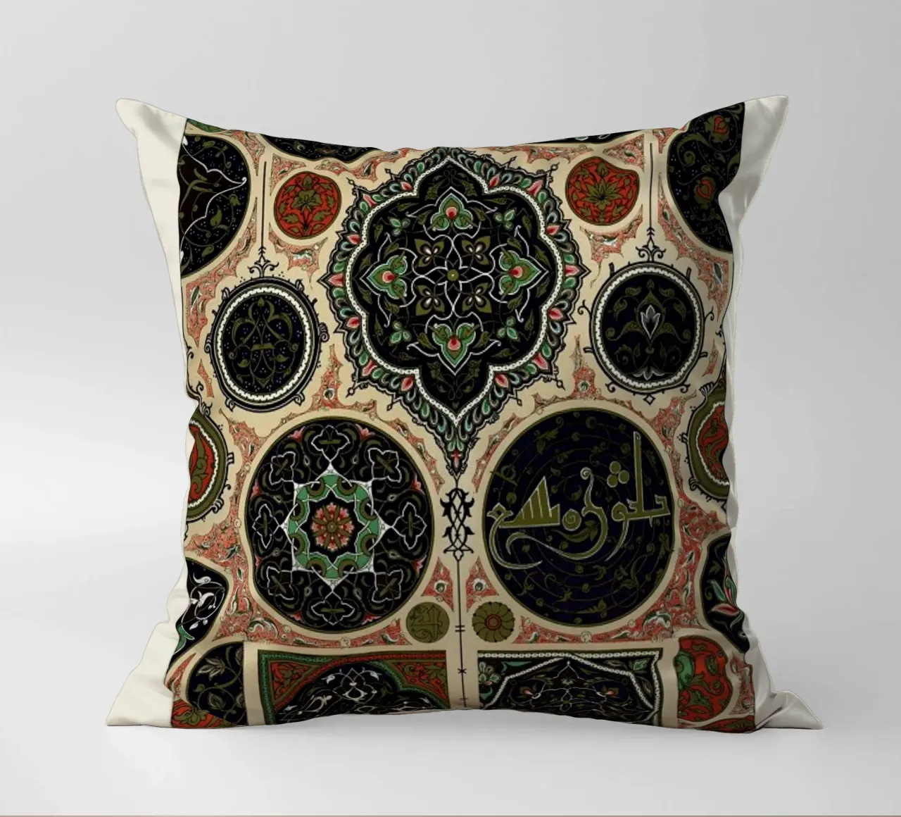 Racinet -  Arabian Ornamental Pattern cuscino da Vintage by JUNIQE
