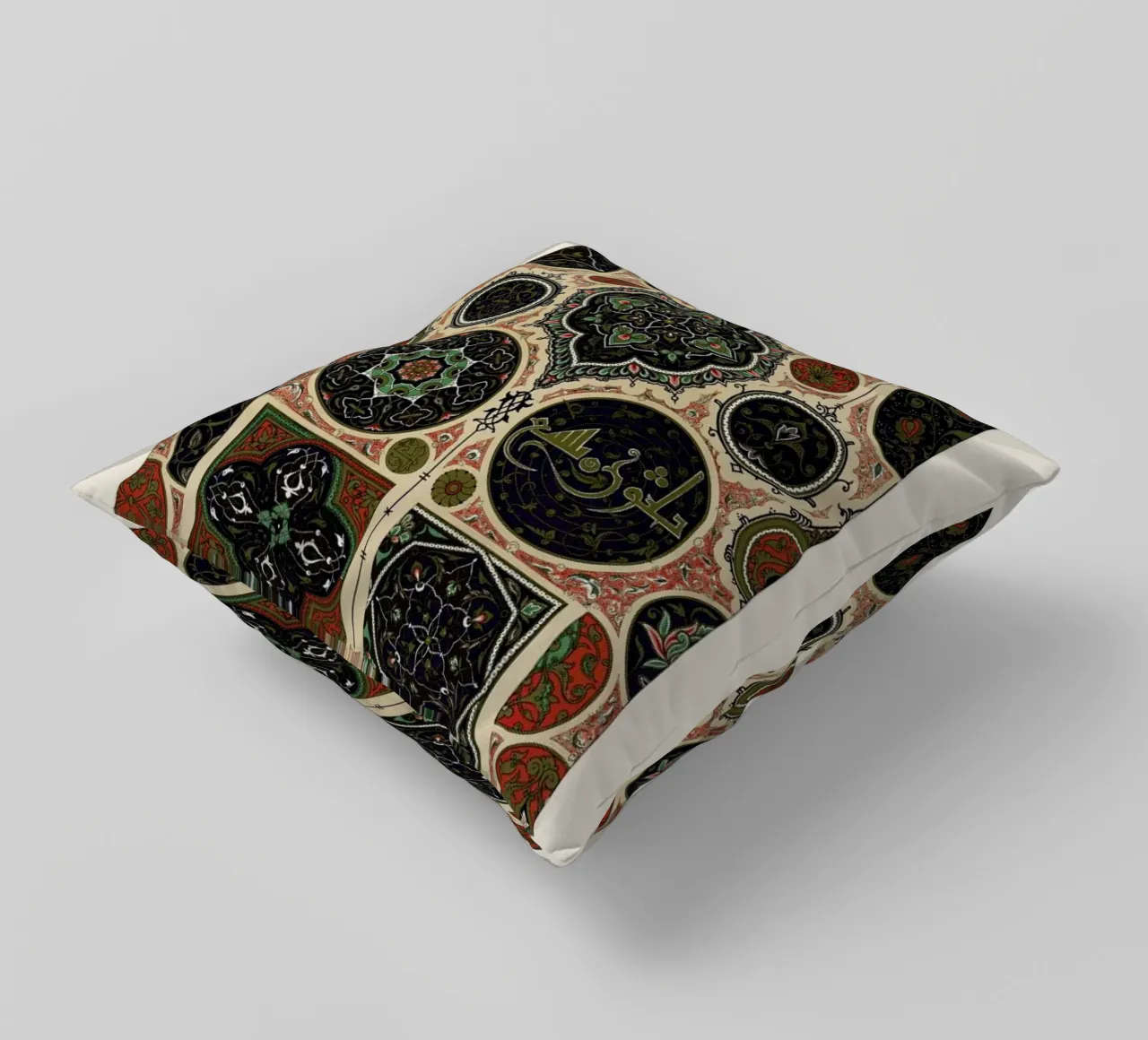 Racinet -  Arabian Ornamental Pattern cuscino da Vintage by JUNIQE