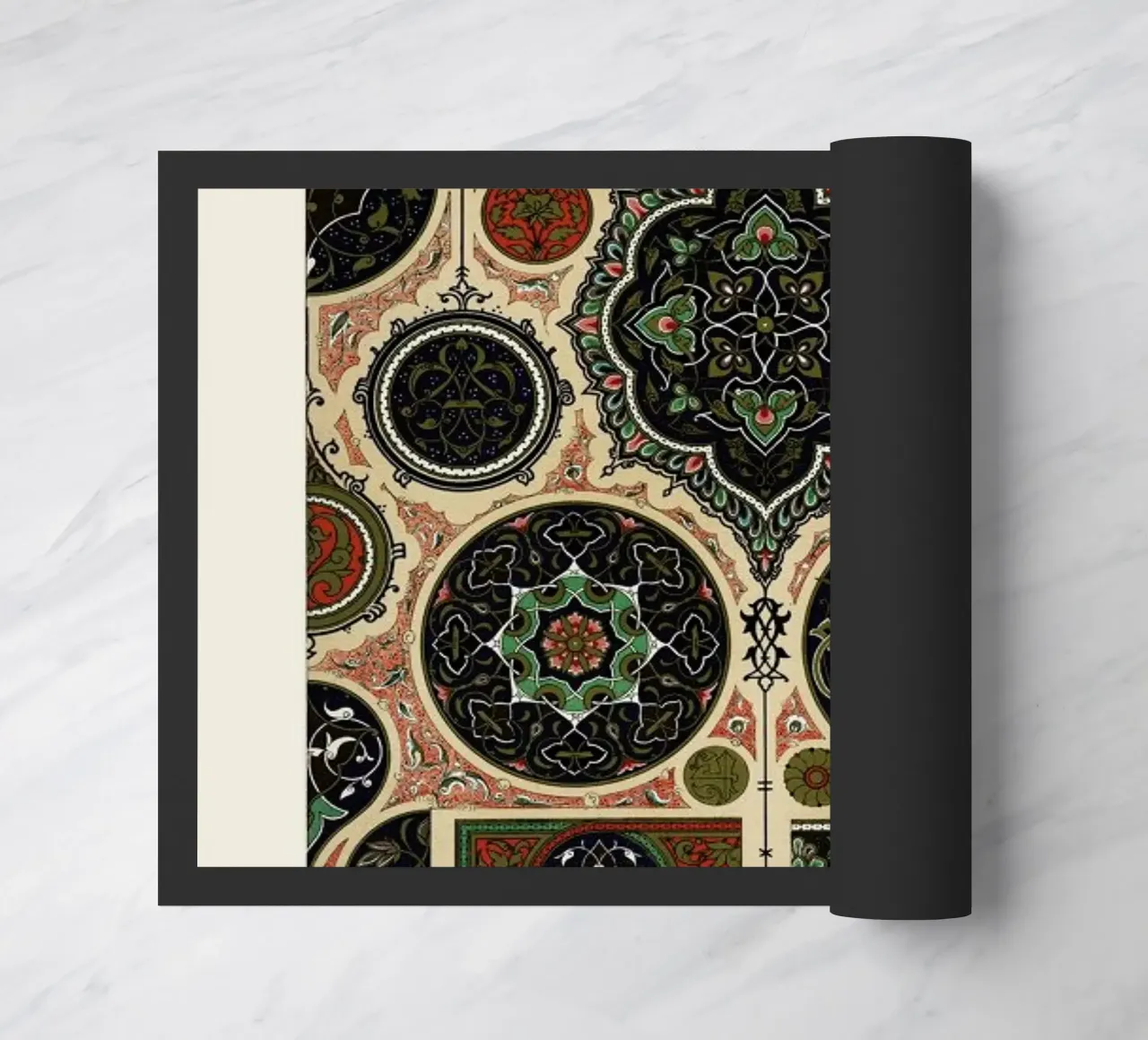 Racinet -  Arabian Ornamental Pattern zerbino da Vintage by JUNIQE