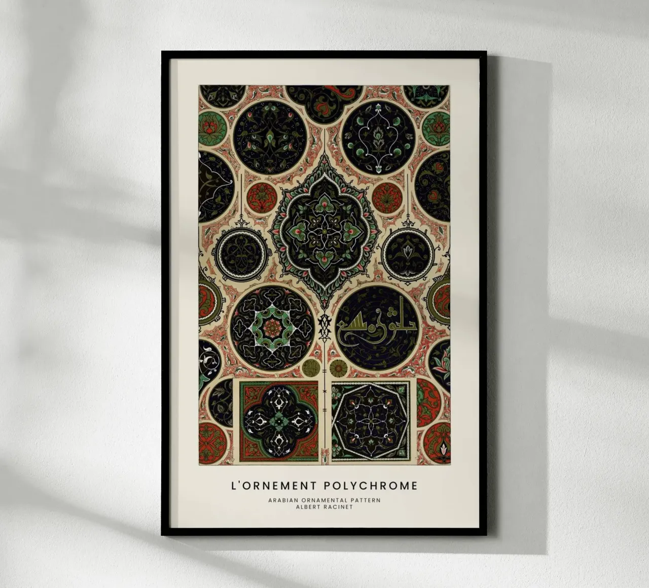 Racinet -  Arabian Ornamental Pattern carta hahnemühle da Vintage by JUNIQE