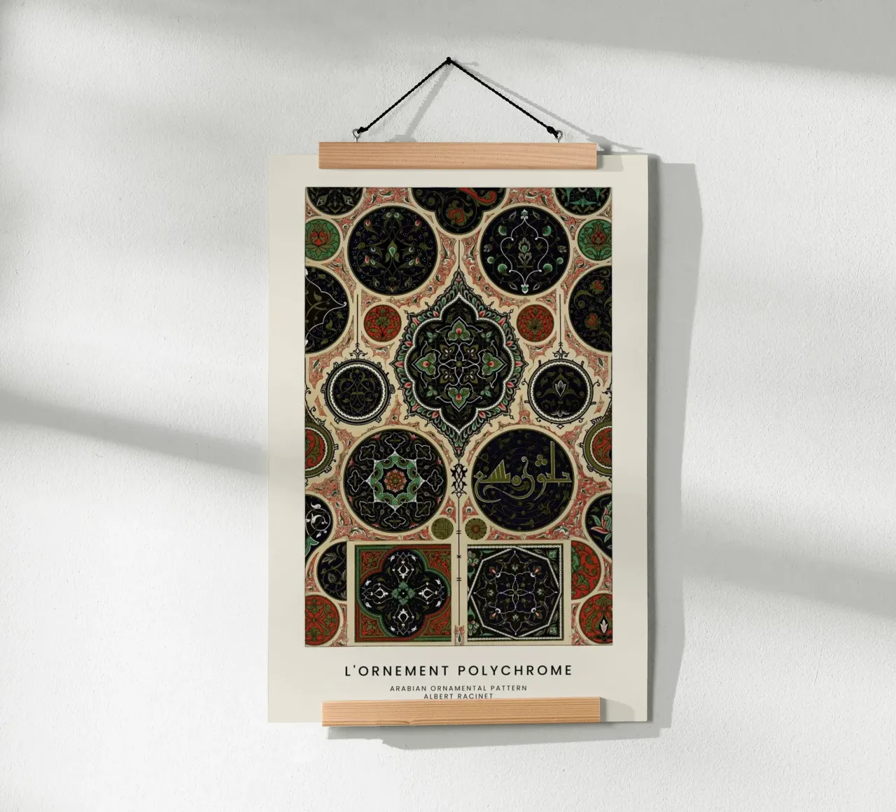Racinet -  Arabian Ornamental Pattern carta hahnemühle da Vintage by JUNIQE