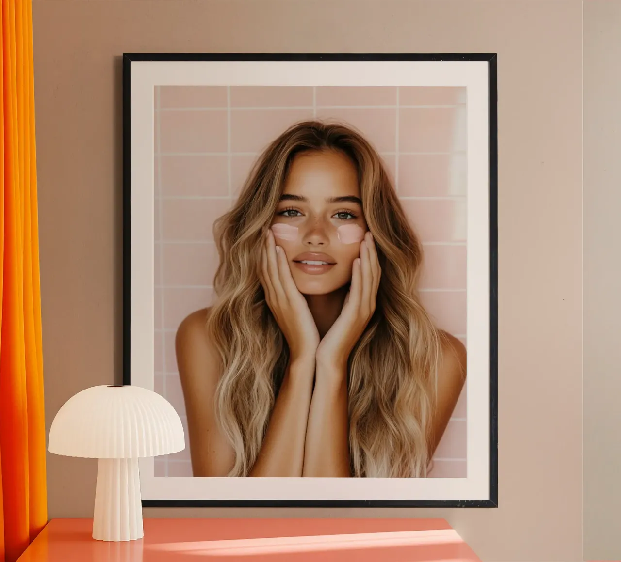 Blush Serenity poster da PhotoVibe Decor