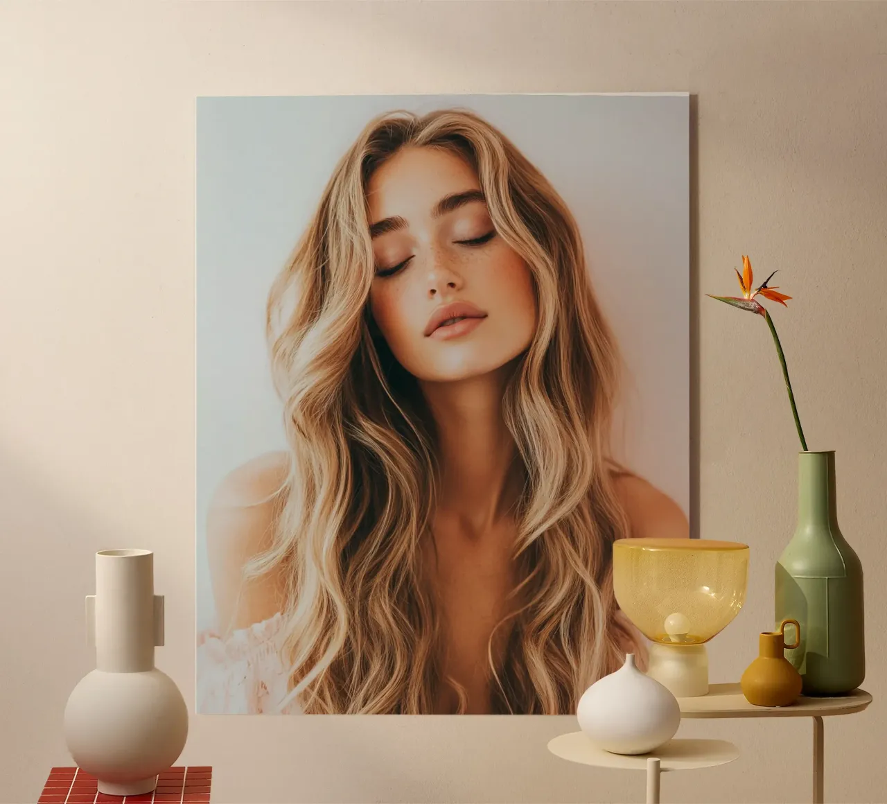 Blush Serenity plexiglass da PhotoVibe Decor