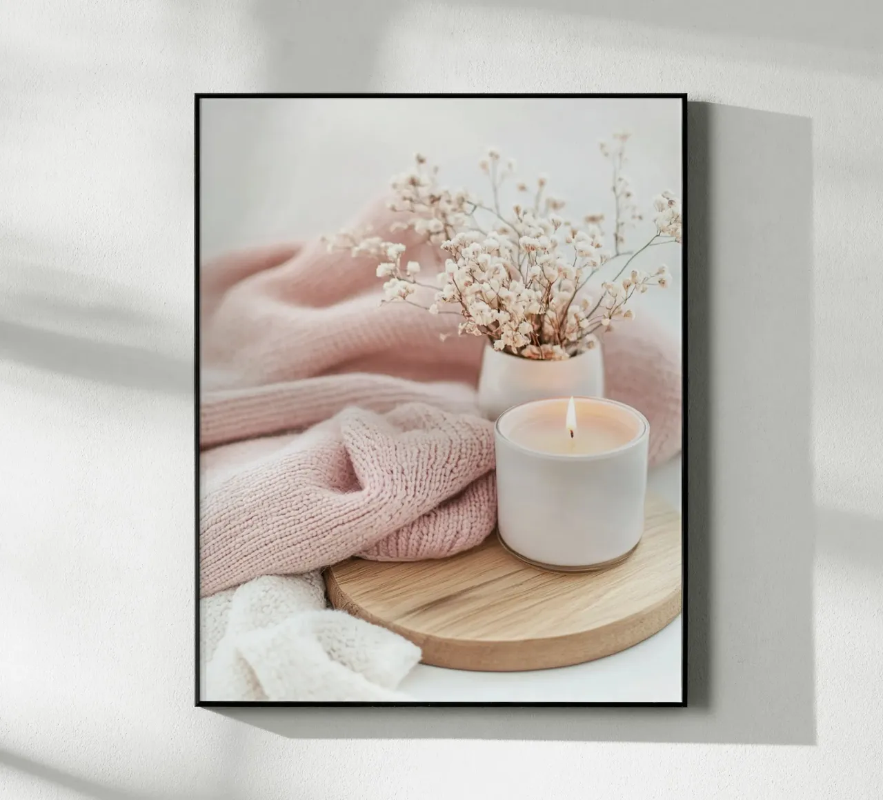 Blush Serenity plexiglass da PhotoVibe Decor