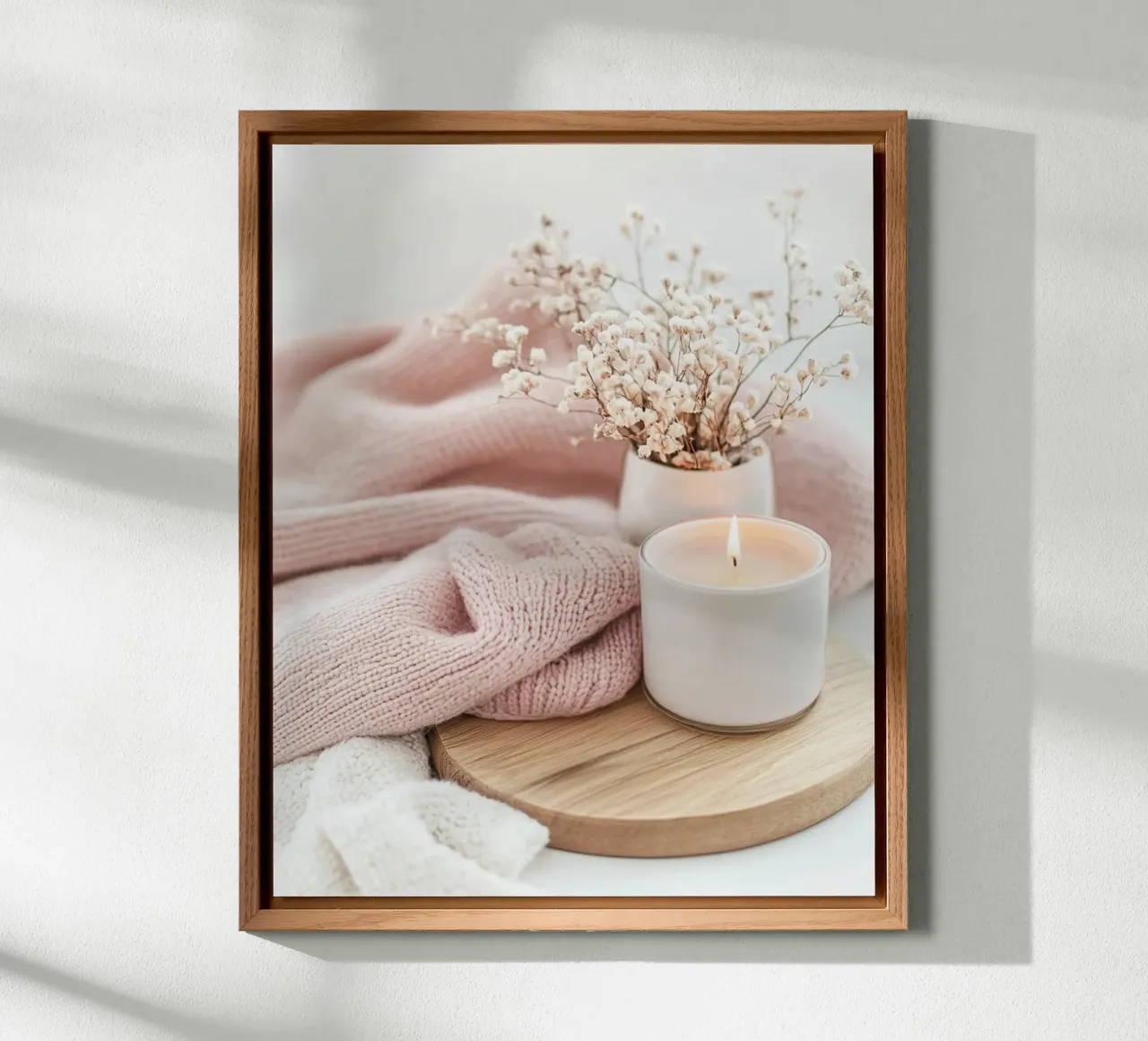 Blush Serenity alluminio dibond da PhotoVibe Decor