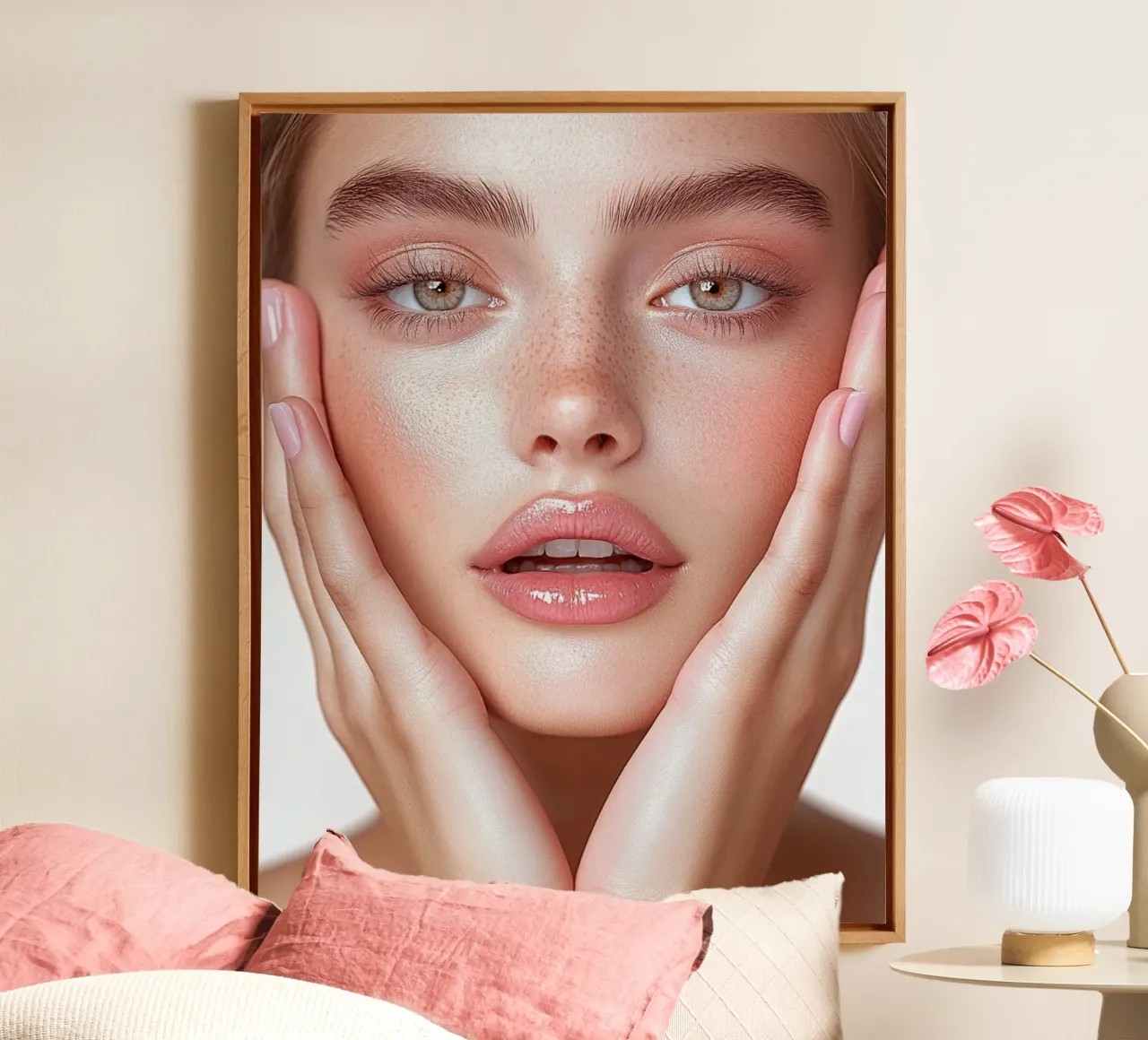 Blush Serenity tela da PhotoVibe Decor