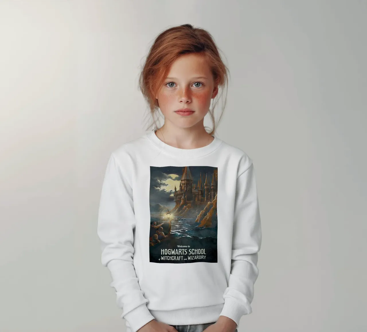 Scuola di Hogwarts felpa bambino da Alice Slatera