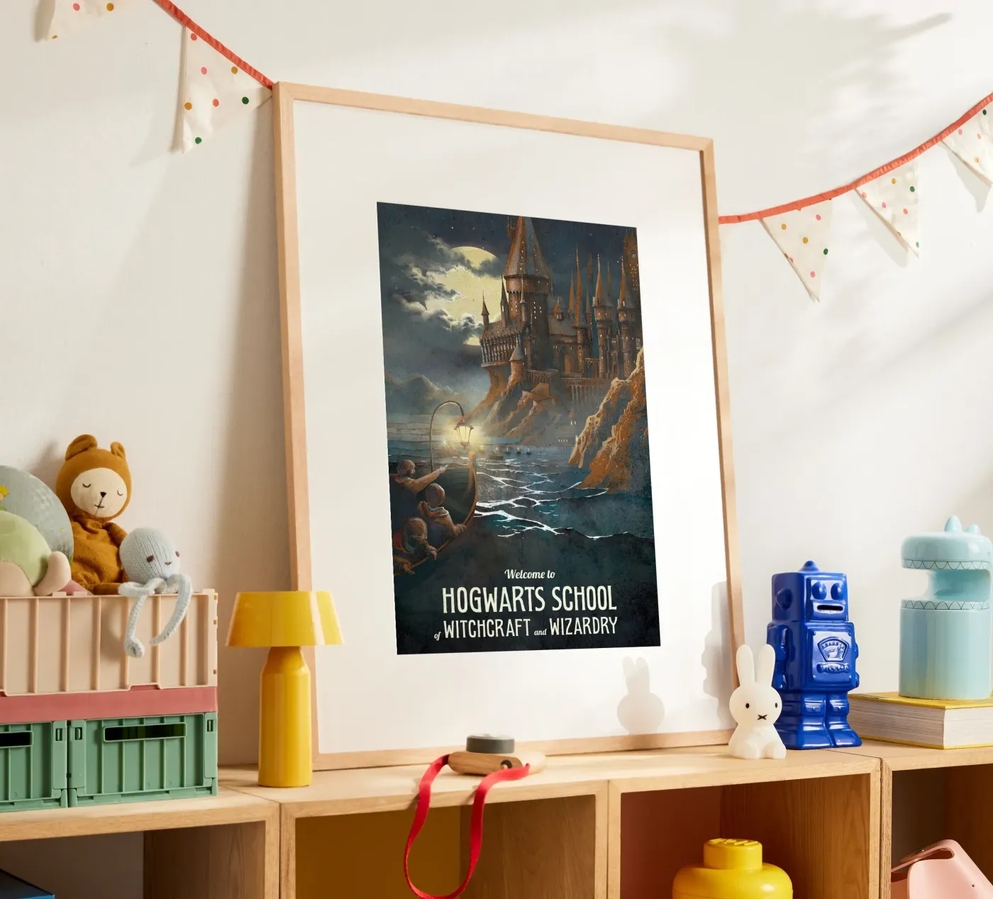 Hogwarts School poster by Alice Slatera