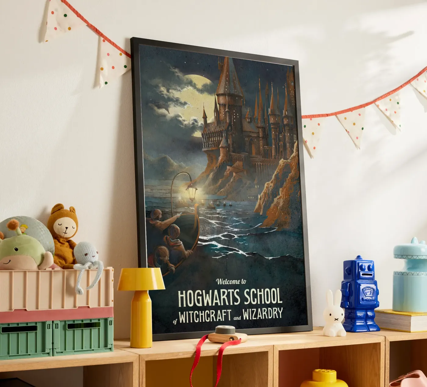 Hogwarts School poster by Alice Slatera