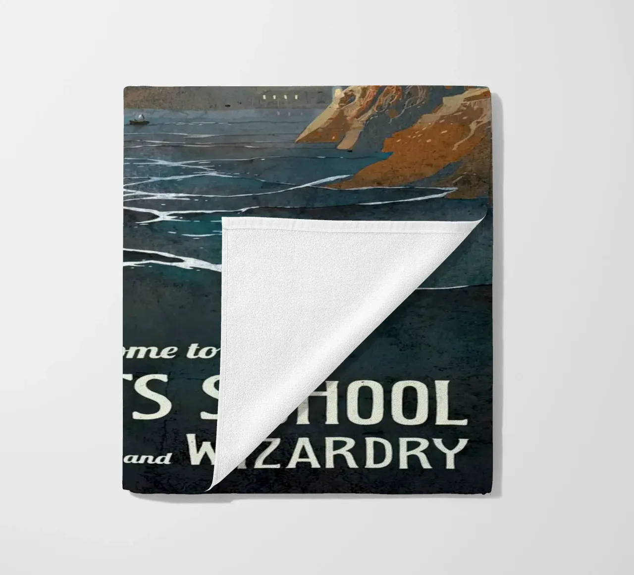 Scuola di Hogwarts telo mare da Alice Slatera