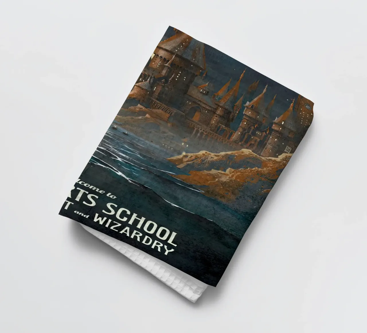 Scuola di Hogwarts canovaccio da cucina da Alice Slatera