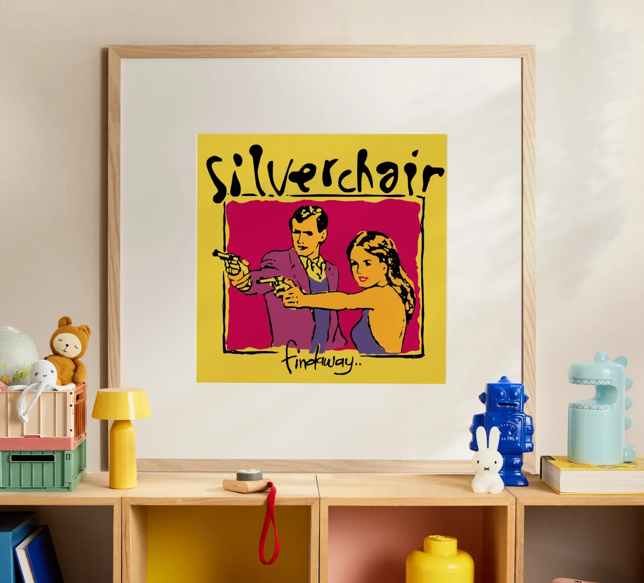 Silverchair - Findaway poster con telaio in legno da aylaholic