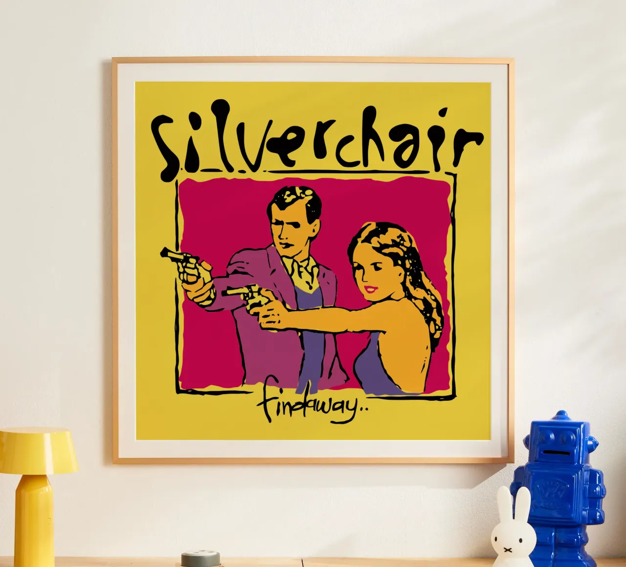 Silverchair - Findaway poster con telaio in legno da aylaholic