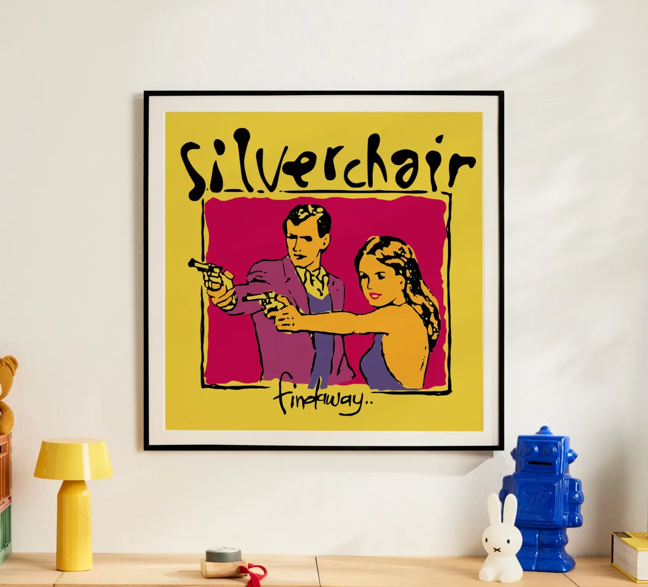 Silverchair - Findaway poster con telaio in legno da aylaholic