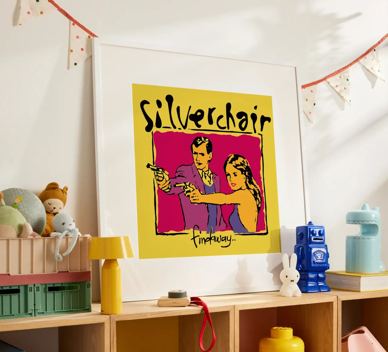 Silverchair - Findaway poster con telaio in legno da aylaholic