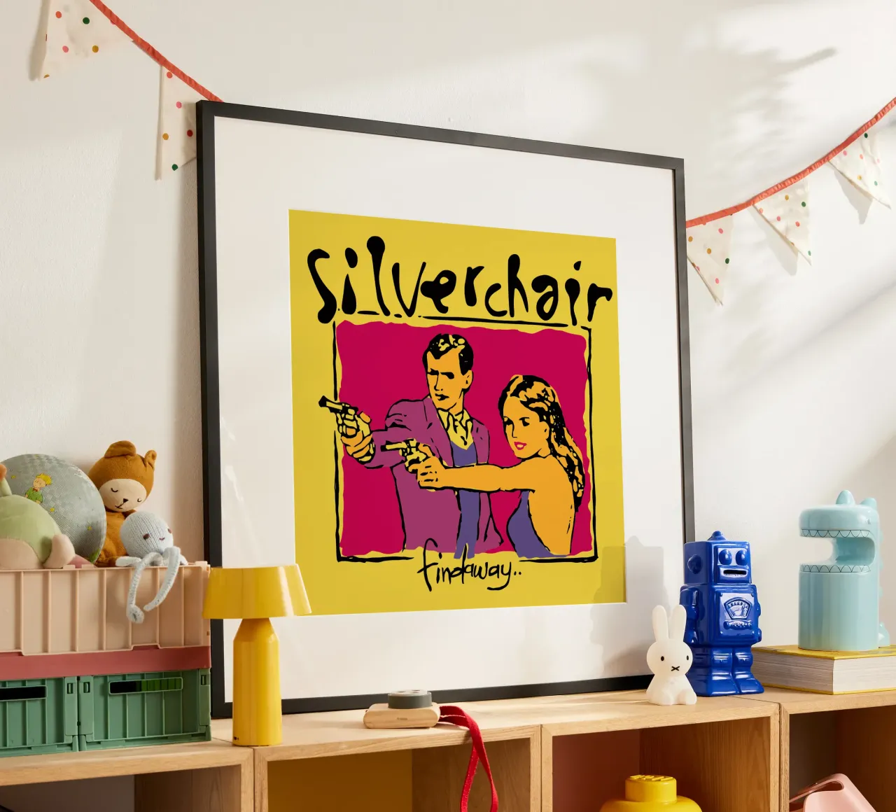 Silverchair - Findaway poster con telaio in legno da aylaholic