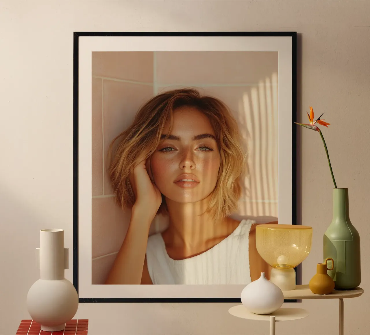 Blush Serenity poster da PhotoVibe Decor