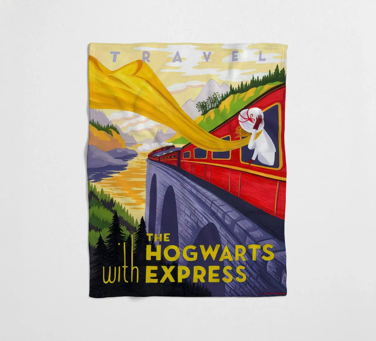 Treni espressi coperta in pile da Alice Slatera