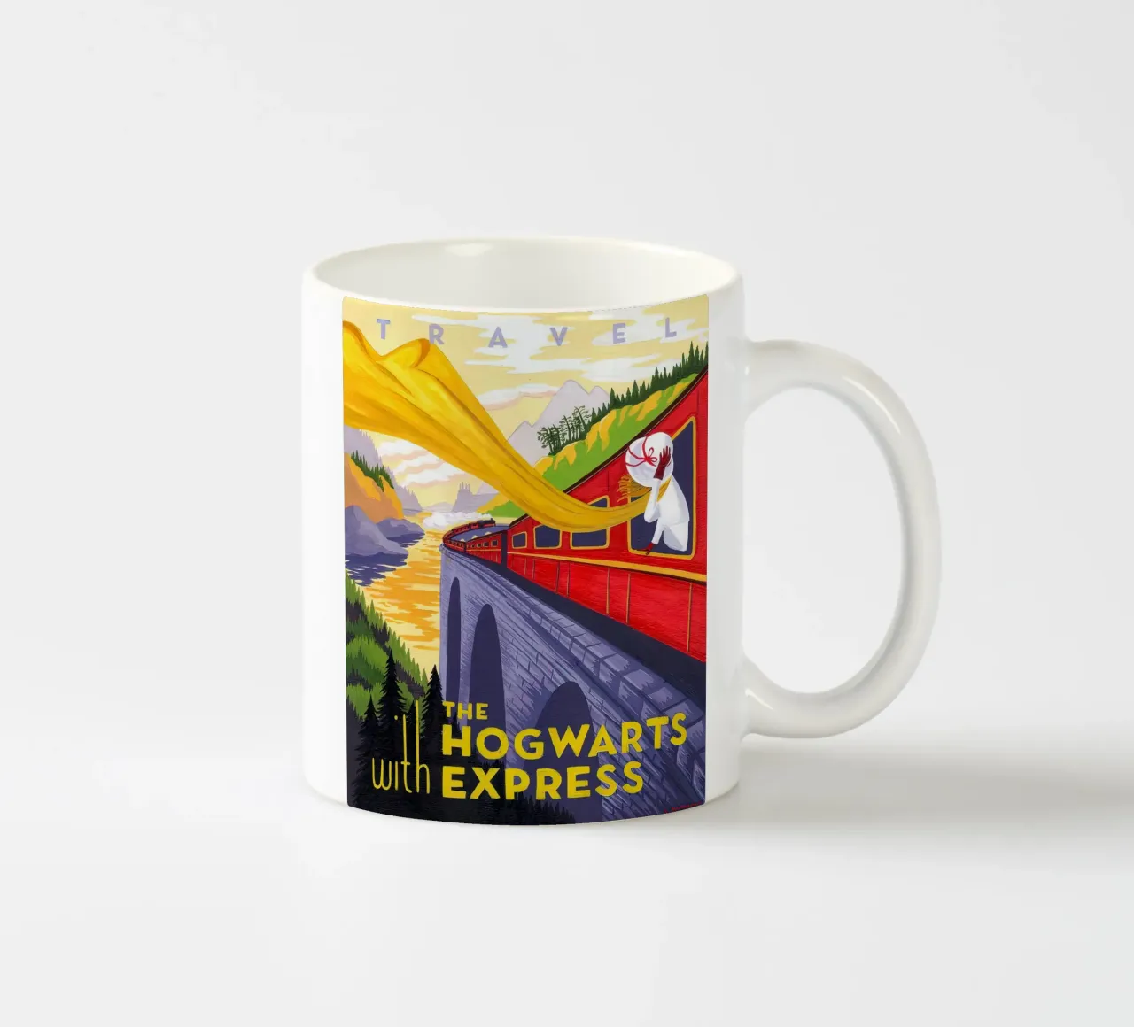 Treni espressi tazza in ceramica da Alice Slatera