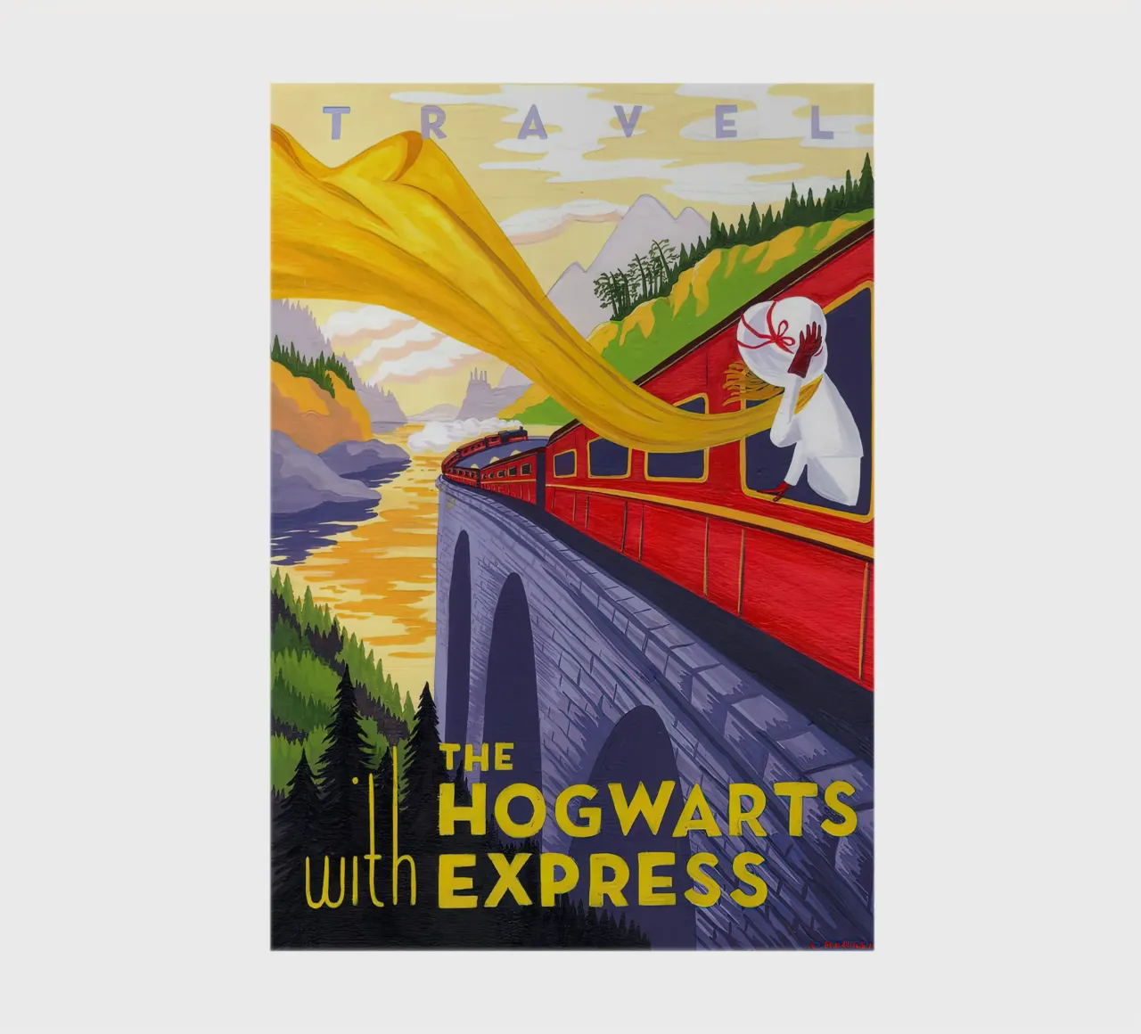 Trains Express notebook by Alice Slatera
