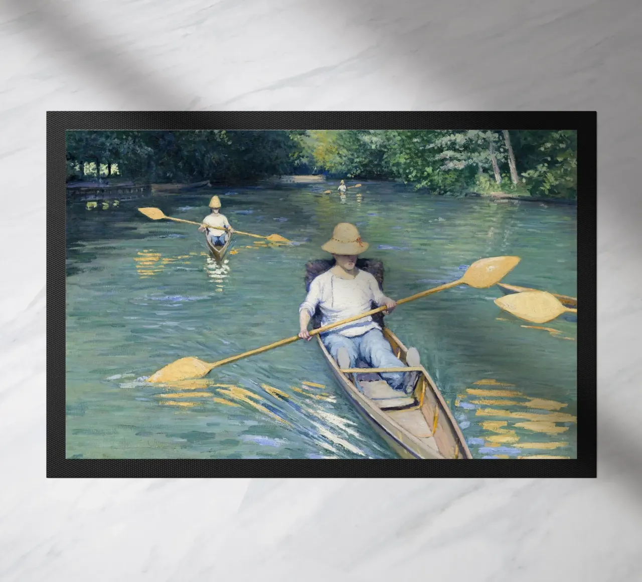 Gustave Caillebotte - Skiffs (1877) zerbino da Wirla