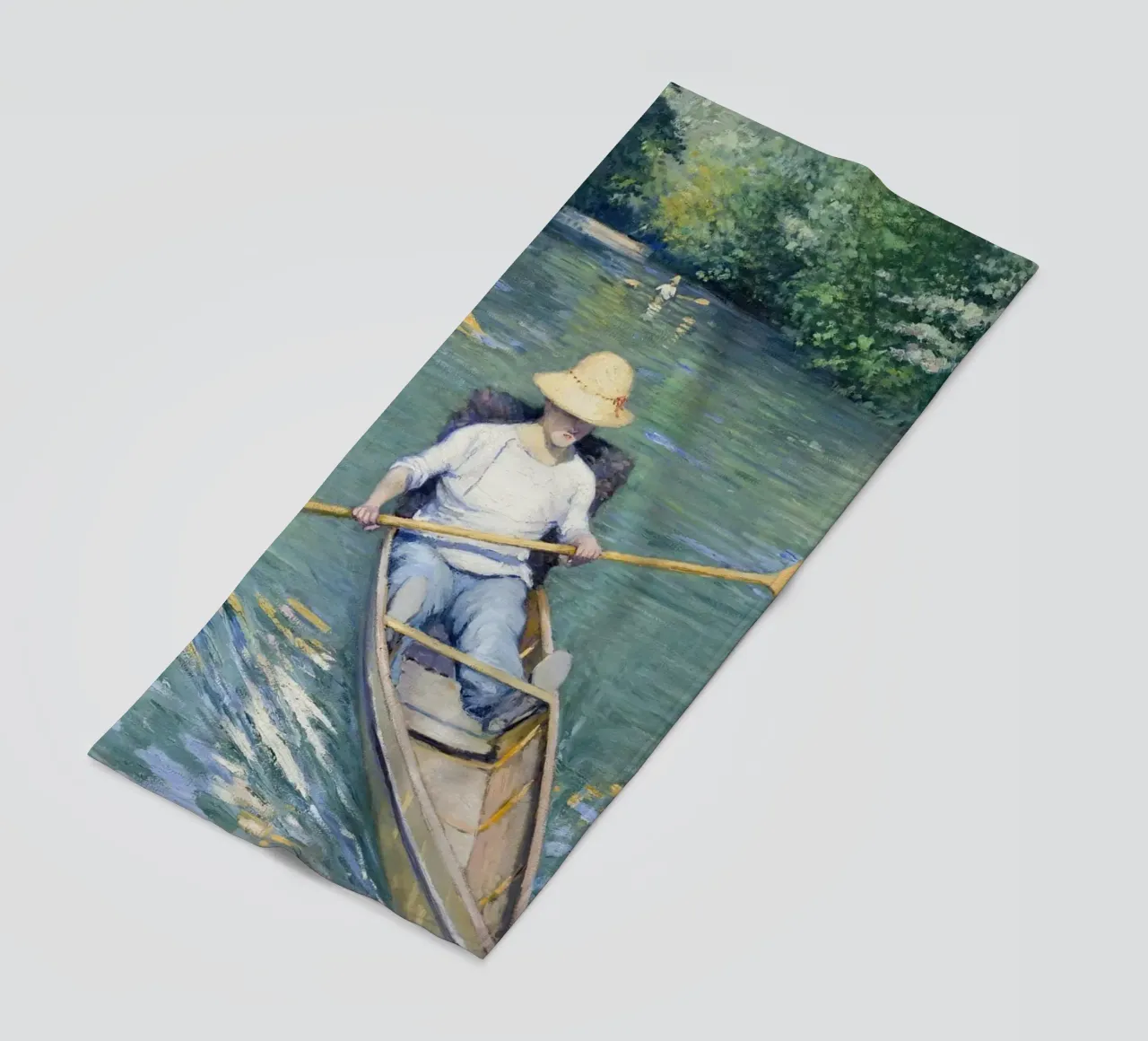 Gustave Caillebotte - Skiffs (1877) telo mare da Wirla