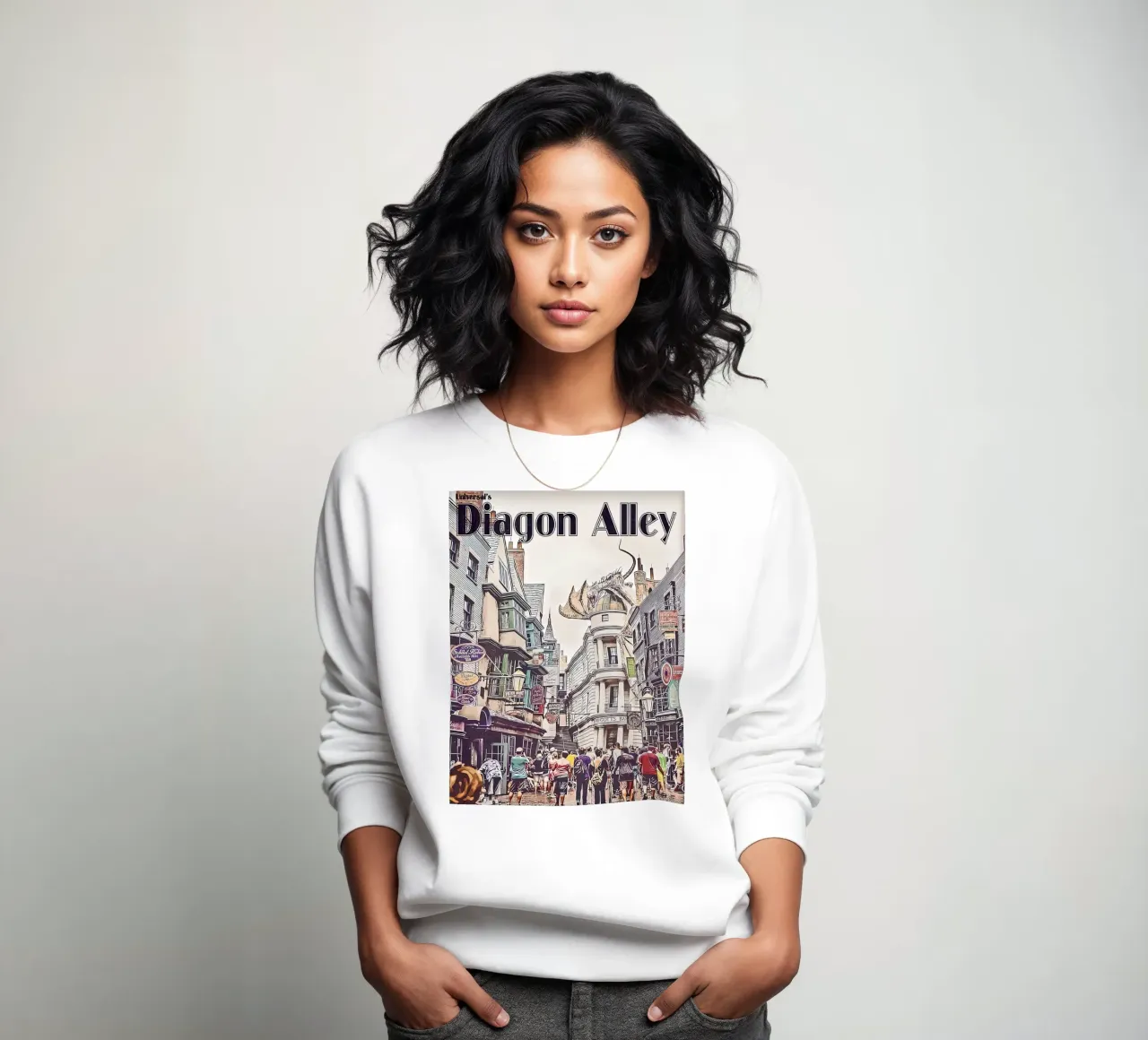 Universali Diagon Alley felpa da Alice Slatera