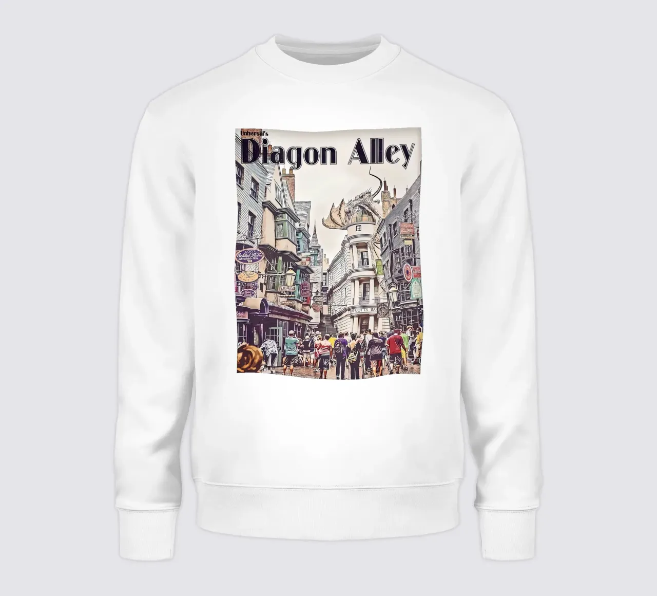 Universali Diagon Alley felpa da Alice Slatera