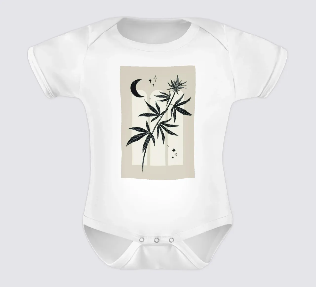 Soothing Hemp body neonato maniche corte da Studio One