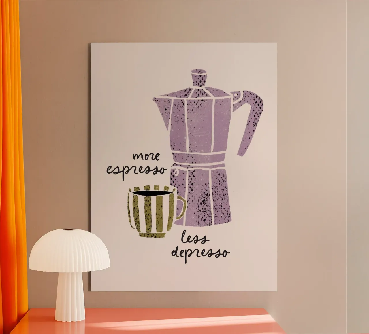 more espresso, less depresso alluminio dibond da modeern