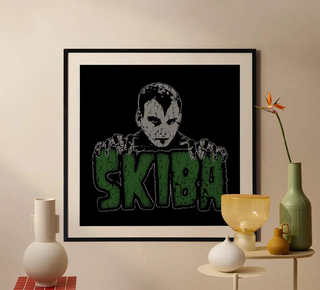 Skiba poster con telaio in alluminio da Nadirsungga