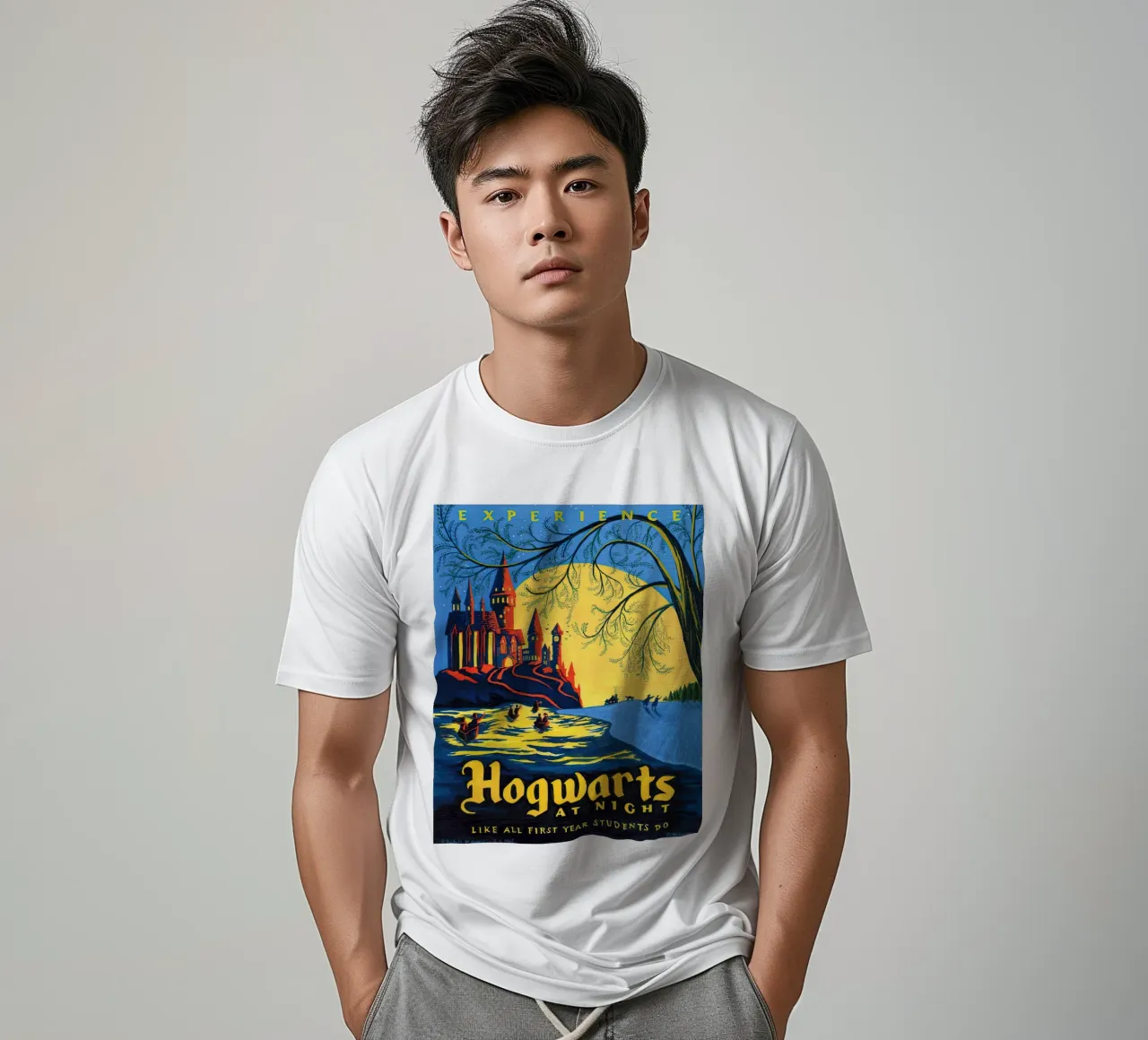 Esperienza del castello di notte t-shirt da Alice Slatera